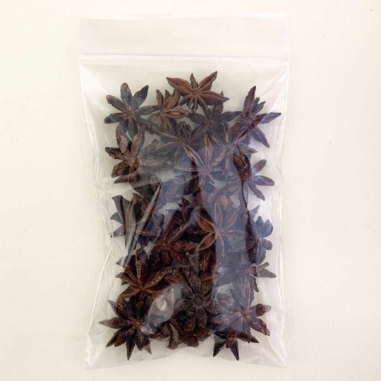 Dried Star Anise for Spice Bouquets and Christmas Crafting ~ 25 piece Bag